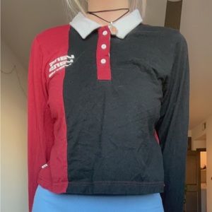 Vans Collared Long Sleeve Top